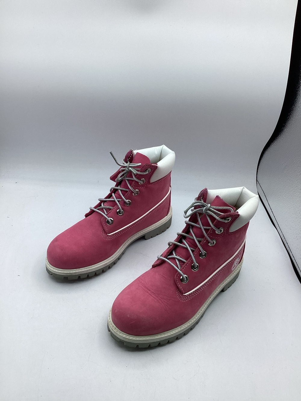 Youth size 4.5, Pink Timberlands, like new condition